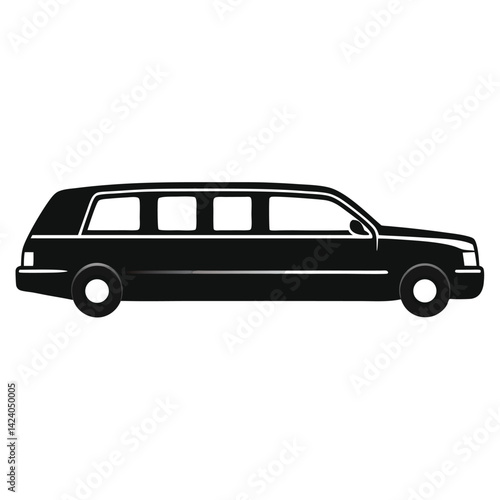 limousine shilhotee vector isolated on white background