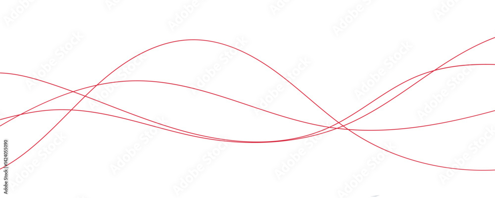 red line art on white background red line art on white background