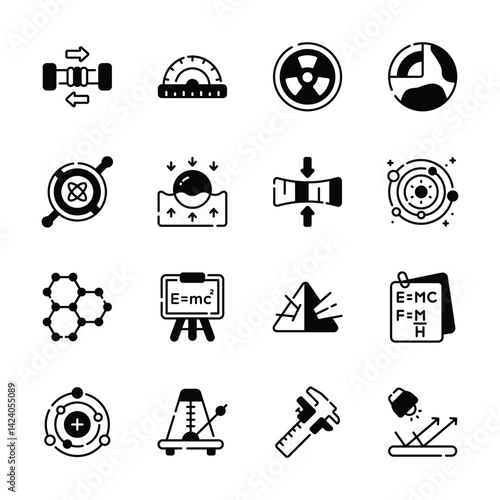 Grab this amazing bundle of science experiments glyph icons