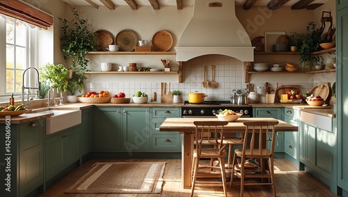 The kitchen where cozy moments and meals meet warmth
