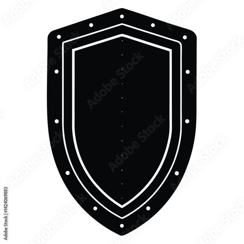 isolated Black vector military bullet casings on white backgroud