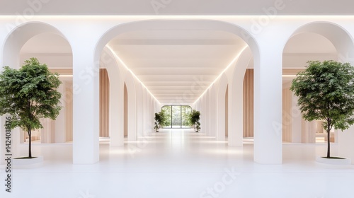 Modern  minimalist hallway