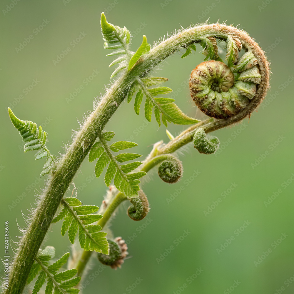 Fern Fiddlehead Unfurling (Time-Lapse Detail) Fern Fiddlehead Unfurling (Time-Lapse Detail)