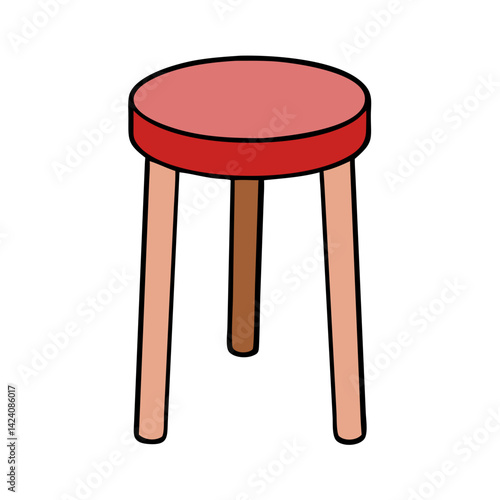 stool icon, stool vector illustration-simple illustration of stool, perfect for stool logos and icons