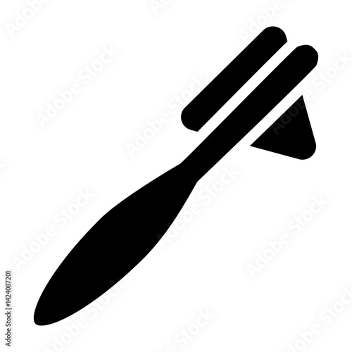 Reflex Hammer Vector Glyph Icon Design