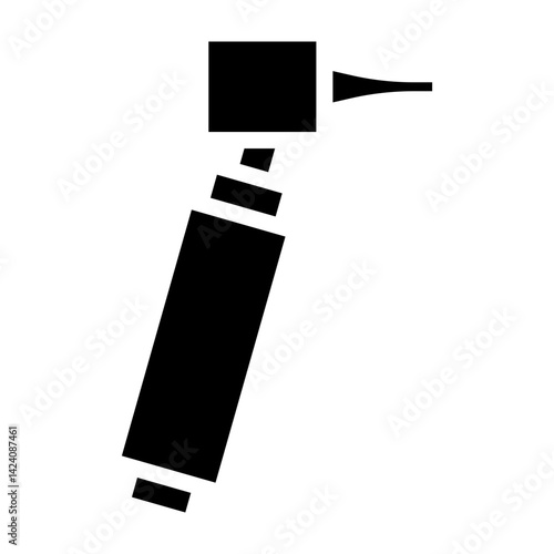Otoscope Vector Glyph Icon Design
