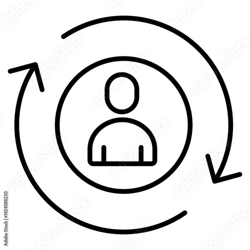 returning visitor  icon