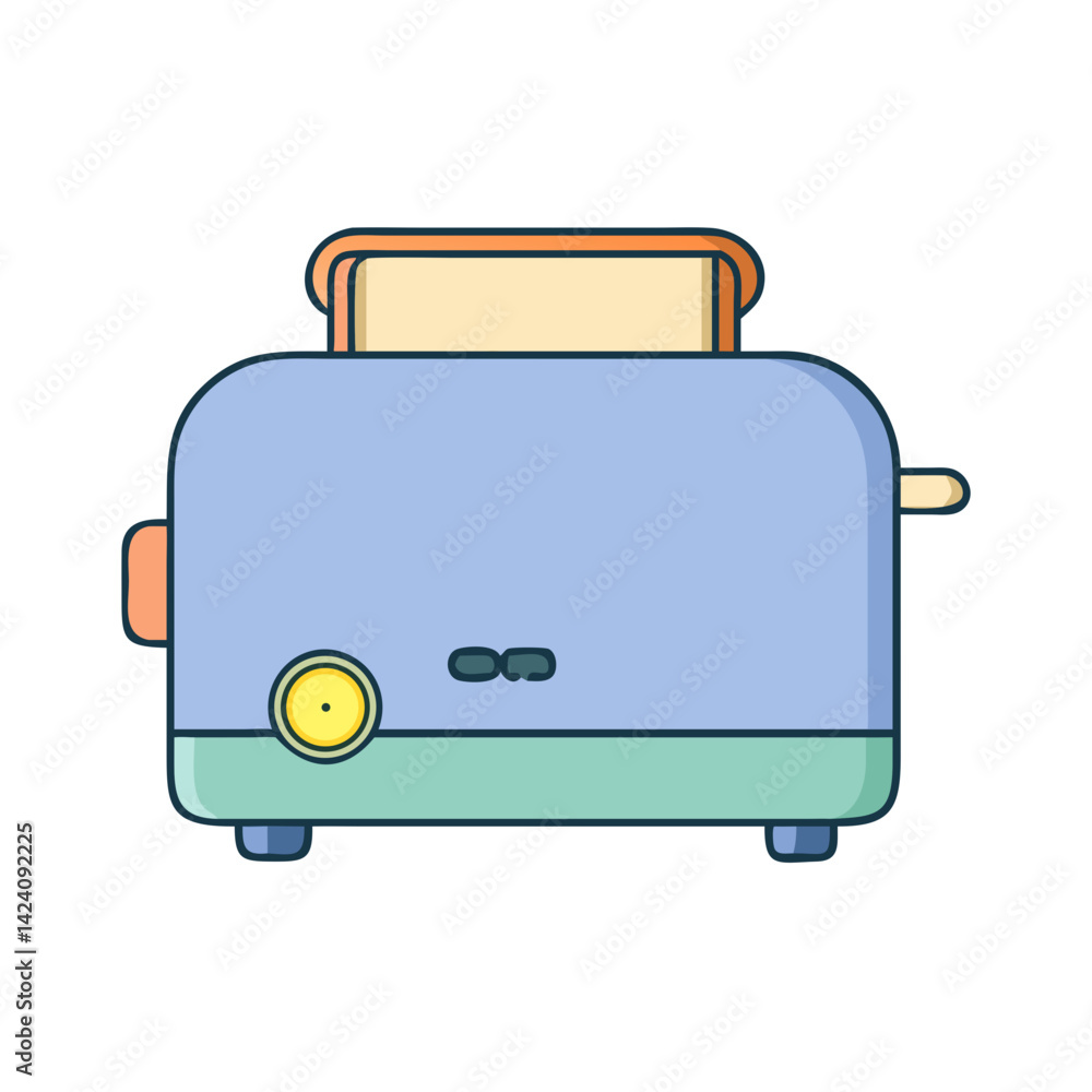 toaster icon, toaster vector illustration-simple illustration of toaster, perfect for toaster logos and icons