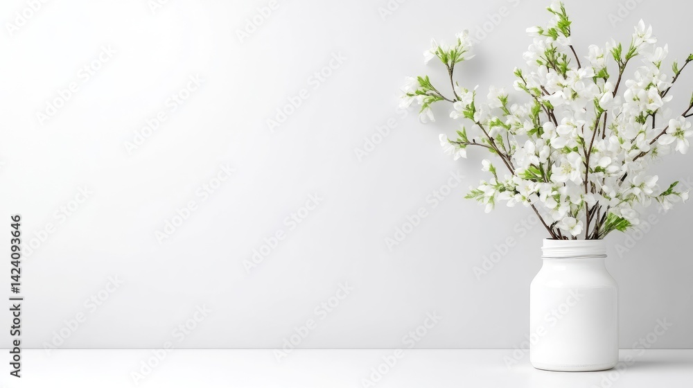 Simple white floral arrangement (1) Simple white floral arrangement (1)
