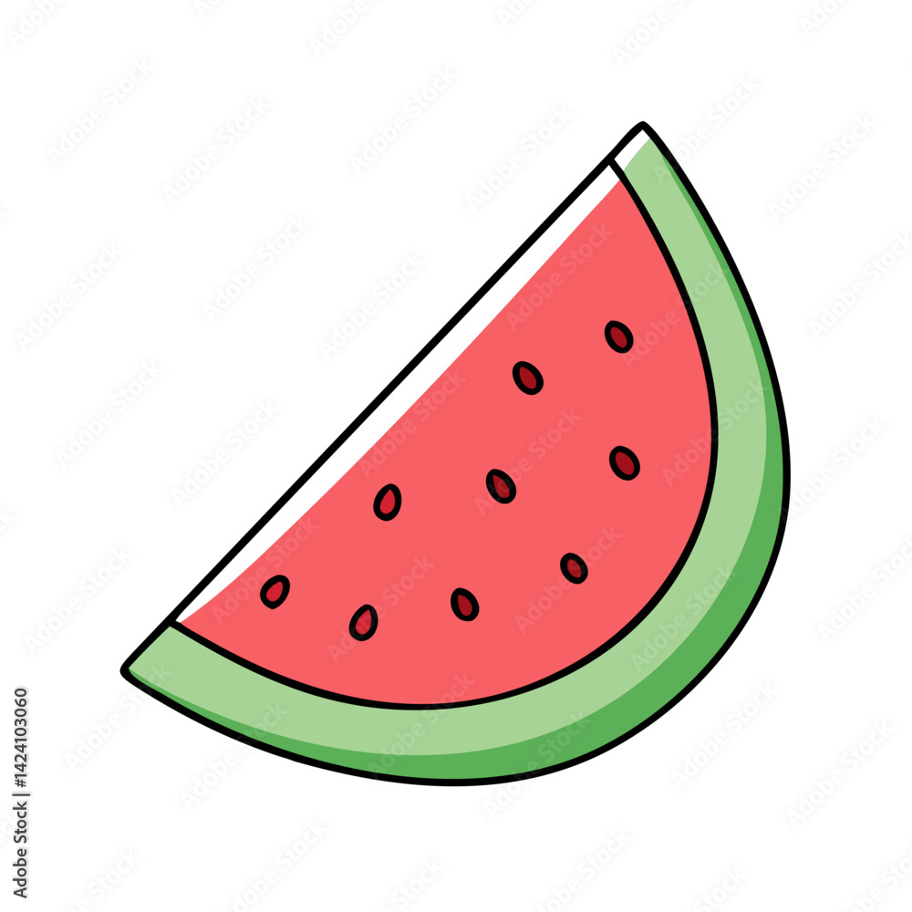 watermelon slice icon, watermelon slice vector illustration-simple illustration of watermelon slice, perfect for watermelon slice logos and icons watermelon slice icon, watermelon slice vector illustration-simple illustration of watermelon slice, perfect for watermelon slice logos and icons