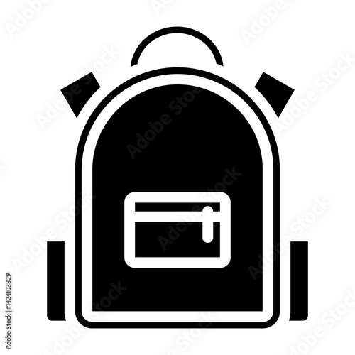 Daypack  Vector Glyph Icon Design
