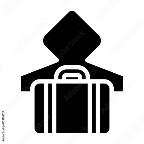 Travel Hacking  Vector Glyph Icon Design