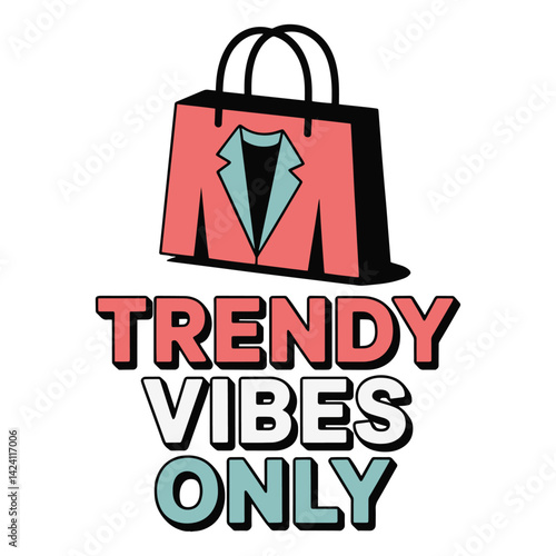 Trendy Vibes Only T Shirt Design Fashion Shopping 