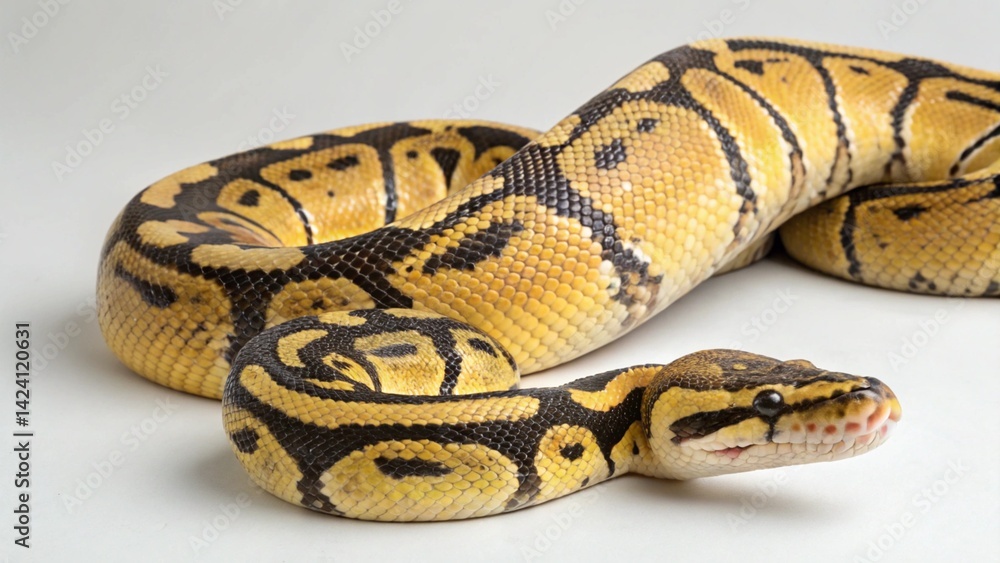 Banana Ball Python on studio background
Banana Ball Python on studio background