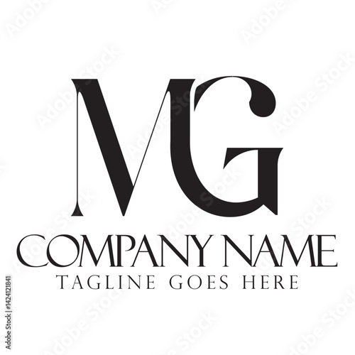 Initial MG or GM creative, modern, and elegant vector logo design templates for a luxury business