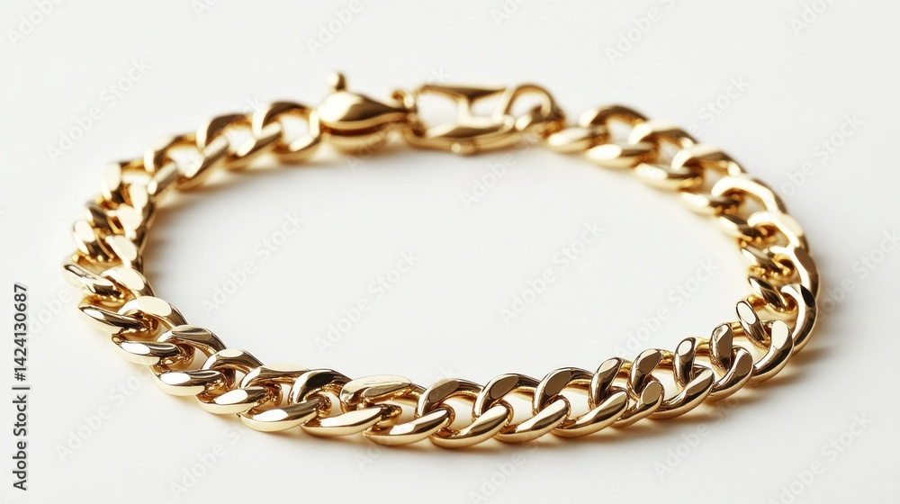 Obraz premium Gold chain bracelet