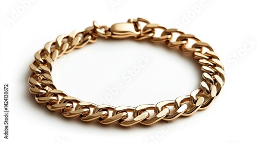 Wallpaper Mural Gold bracelet, heavy link chain Torontodigital.ca