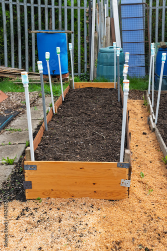 Wallpaper Mural Raised bed ready for planting Torontodigital.ca