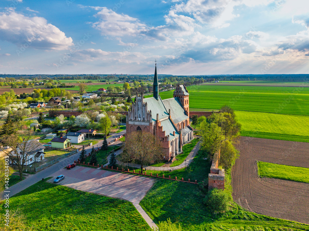 Medieval Fara Church in Swiecie, Poland