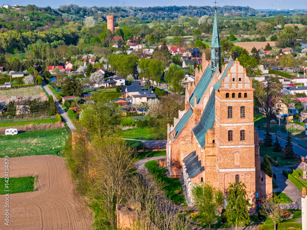 Medieval Fara Church in Swiecie, Poland