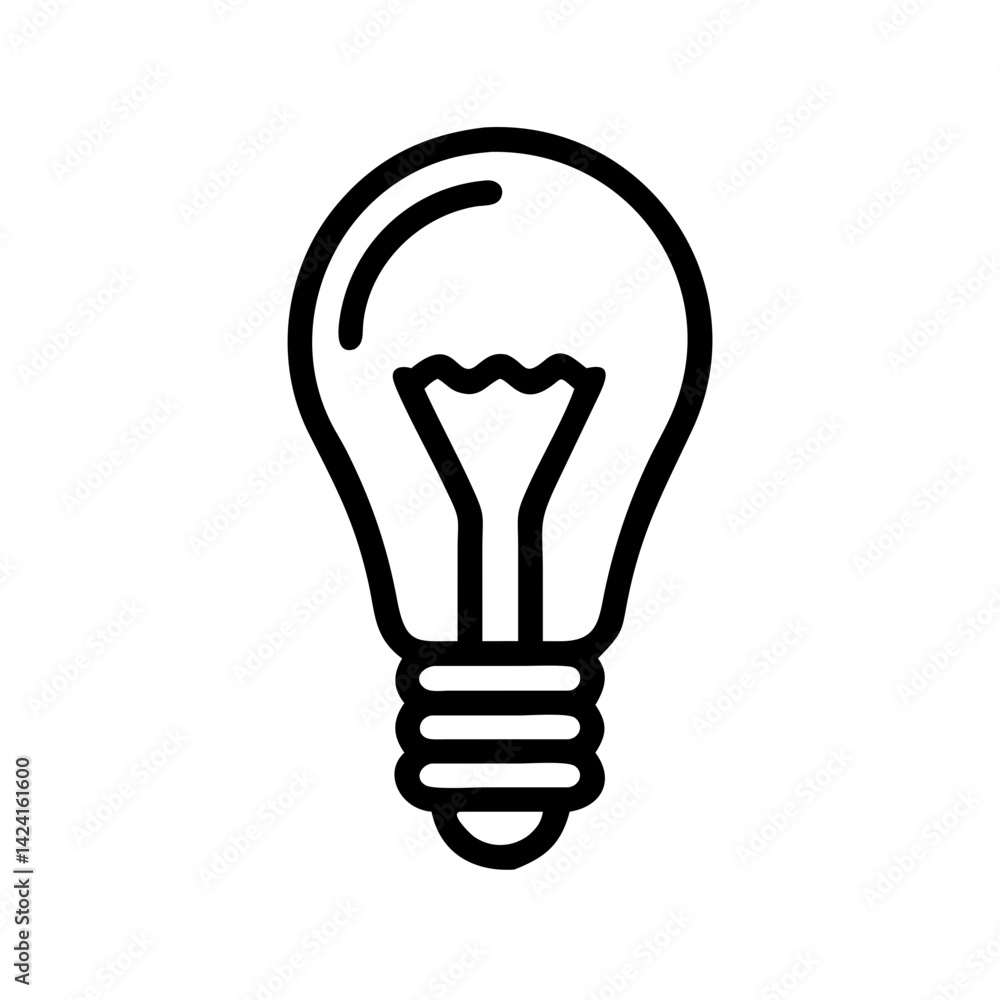 Icon of a Light Bulb Icon of a Light Bulb