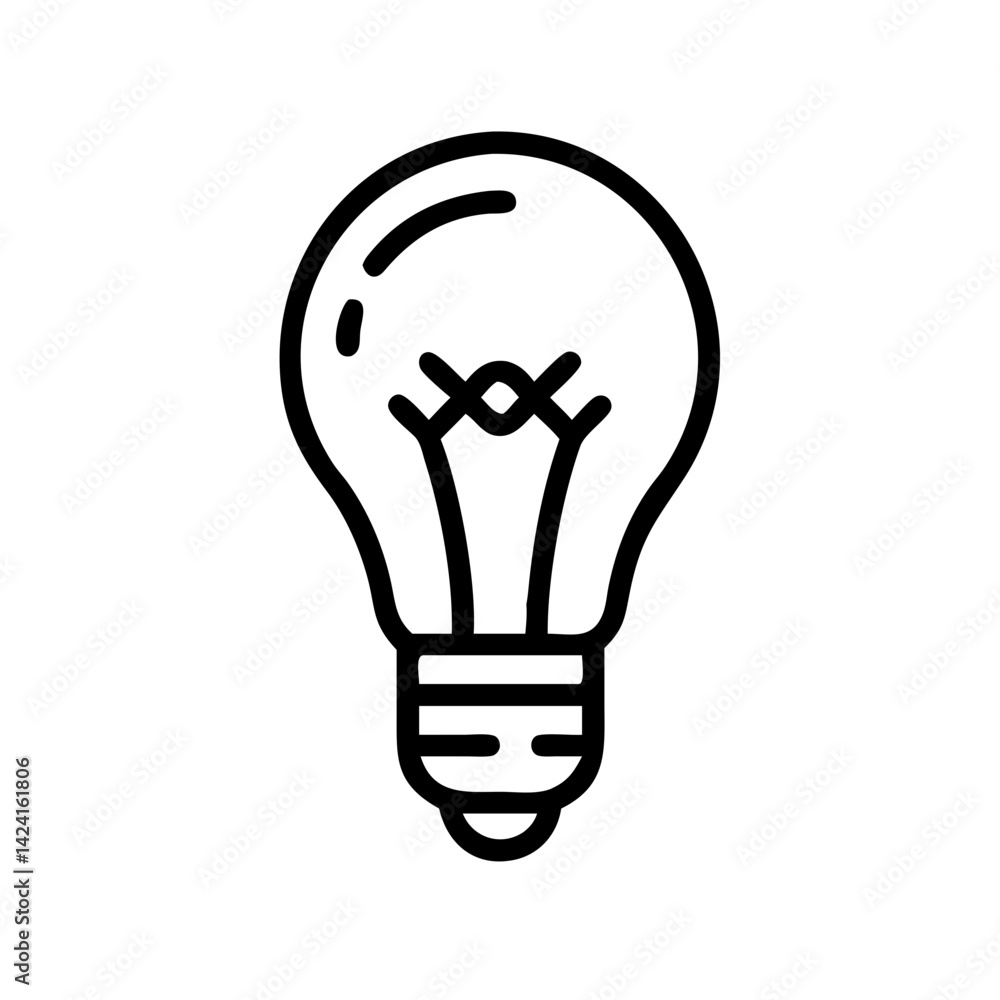 Icon of a Light Bulb Icon of a Light Bulb