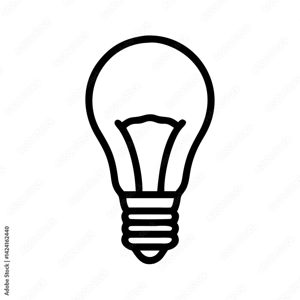 Icon of a Light Bulb Icon of a Light Bulb