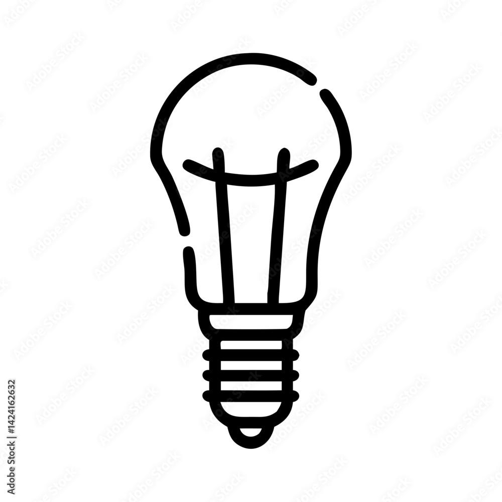 Icon of a Light Bulb Icon of a Light Bulb