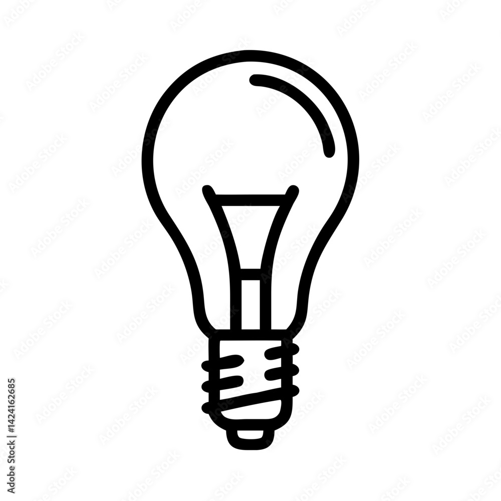 Icon of a Light Bulb Icon of a Light Bulb