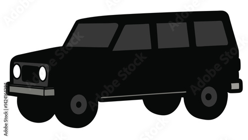 Car icons, vector, flat cartoon cars and transportation. Cars, vans, cargo trucks, off-road, buses, sports cars, pickup trucks.