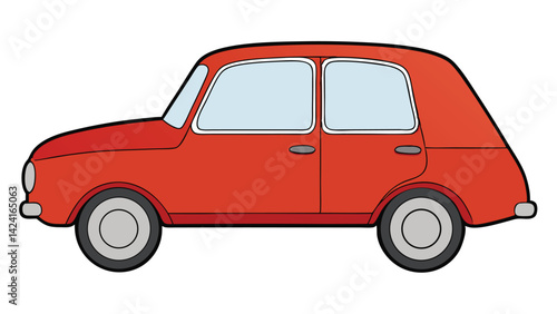 Car icons, vector, flat cartoon cars and transportation. Cars, vans, cargo trucks, off-road, buses, sports cars, pickup trucks.