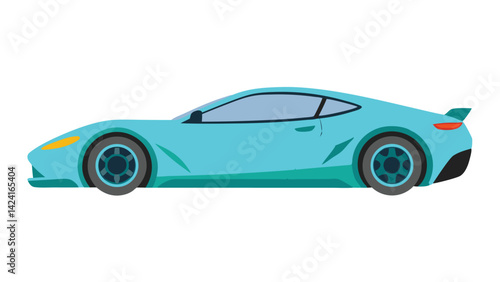 Car icons, vector, flat cartoon cars and transportation. Cars, vans, cargo trucks, off-road, buses, sports cars, pickup trucks.