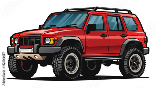 Car icons, vector, flat cartoon cars and transportation. Cars, vans, cargo trucks, off-road, buses, sports cars, pickup trucks.