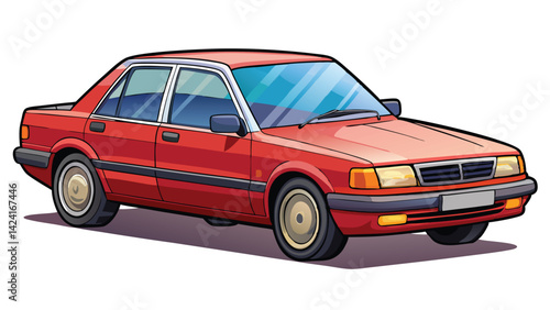 Car icons, vector, flat cartoon cars and transportation. Cars, vans, cargo trucks, off-road, buses, sports cars, pickup trucks.