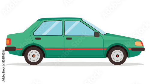 Car icons, vector, flat cartoon cars and transportation. Cars, vans, cargo trucks, off-road, buses, sports cars, pickup trucks.