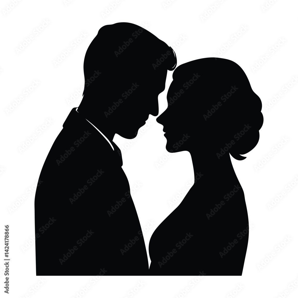 together in the moment silhouette vector together in the moment silhouette vector