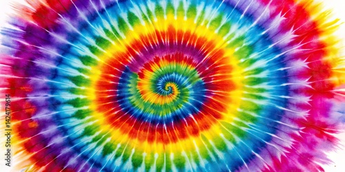 Multi Swirl Tie Dye Portrait Photography: Watercolor Paint Effect Isolated Background