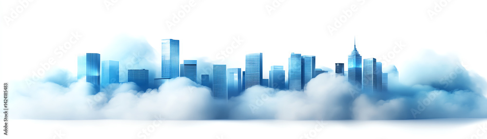 A stunning city skyline emerging from soft clouds, showcasing modern skyscrapers against a bright sky, symbolizing urban innovation. A stunning city skyline emerging from soft clouds, showcasing modern skyscrapers against a bright sky, symbolizing urban innovation.