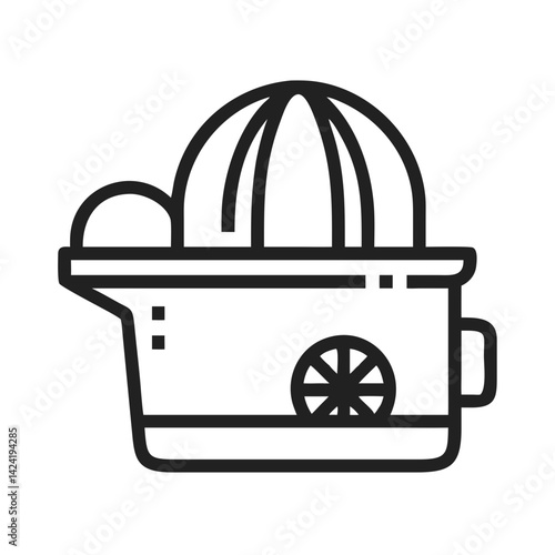 Citrus Juicer Icon Representing Fresh Juice Preparation