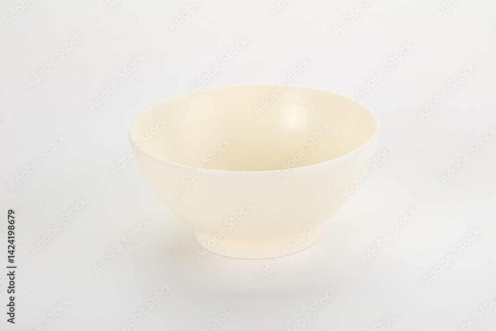 White ceramic empty bowl dishware White ceramic empty bowl dishware