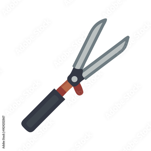 Garden Shears Pruning Tool Icon Representing Plant Care and Horticulture