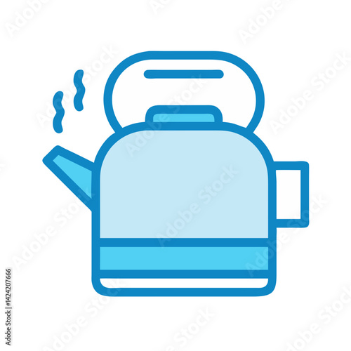 Kettle Icon Representing Boiling Water Appliance and Kitchen Utility