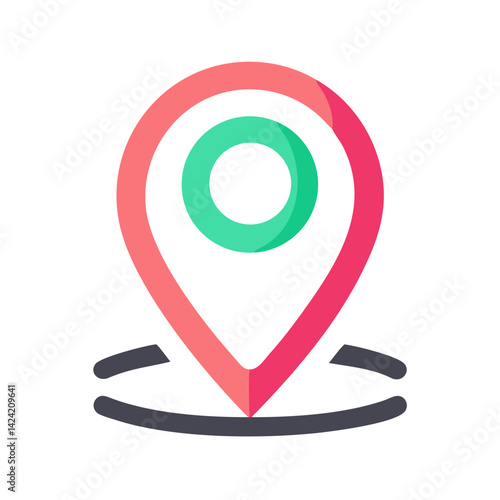 Location Pin Icon Representing Travel Destination and Map Navigation Free Download Location Pin Icon Representing Travel Destination and Map Navigation - GFXLoad