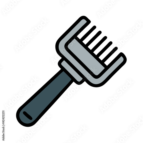 Meat Tenderizer Icon Representing Meat Softening and Kitchen Preparation Tool