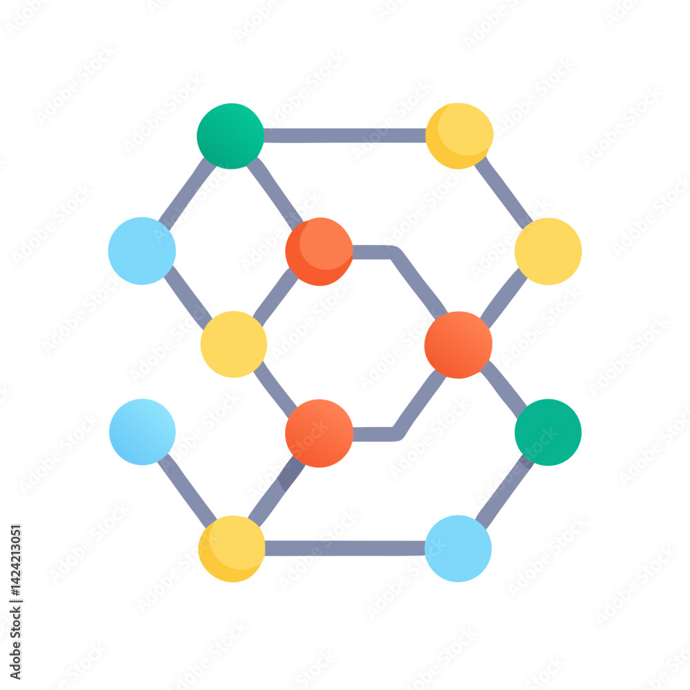 Molecule Model Diagram Icon Representing Chemical Structure and Scientific Research Molecule Model Diagram Icon Representing Chemical Structure and Scientific Research
