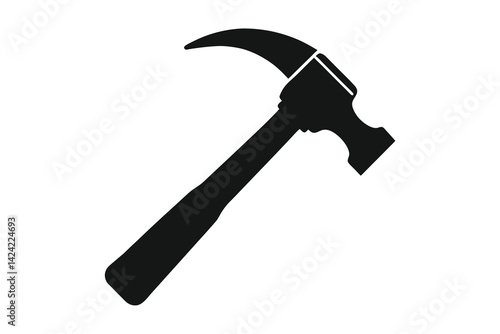Wallpaper Mural hammer icon vector art illustration isolated on white background Torontodigital.ca