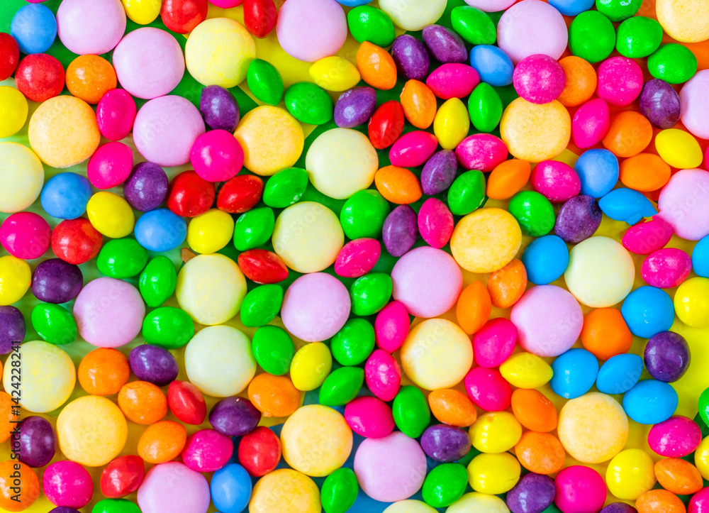 Obraz premium colorful sweet candy background