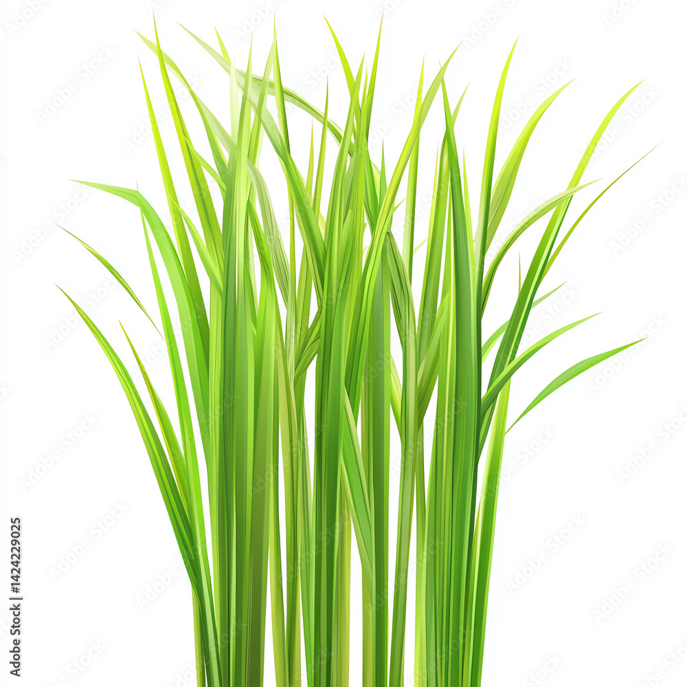 Vibrant green grass blades swaying gently in the breeze, symbolizing growth and freshness in nature's garden. Vibrant green grass blades swaying gently in the breeze, symbolizing growth and freshness in nature's garden.