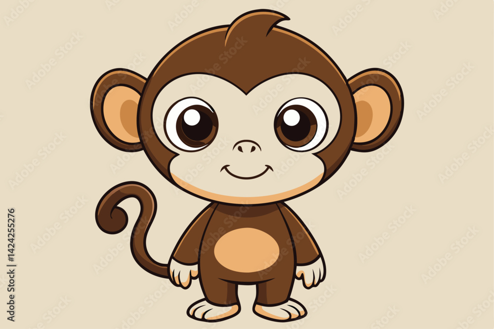 Fototapeta premium Cheerful Monkeys.