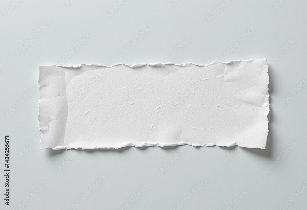 Piece of torn paper isolated on background. Copy space Piece of torn paper isolated on background. Copy space